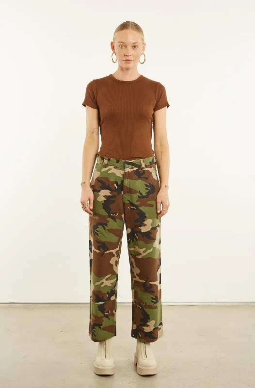 Overstock Clearance Camouflage Slash Pocket Trousers