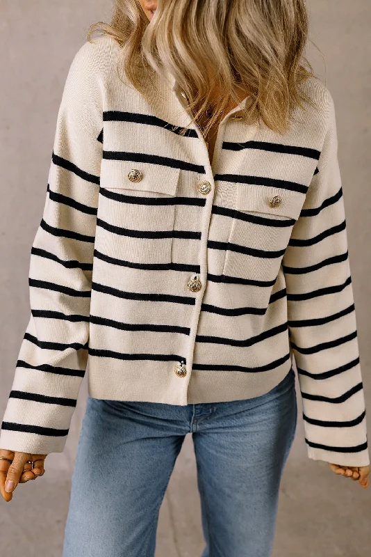 Big Savings Pocket Buttoned Cardigan Sweater