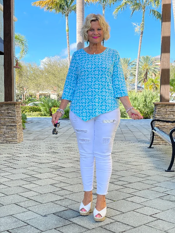 Savings Galore OCEAN MILE ASYMMETRIC TOP