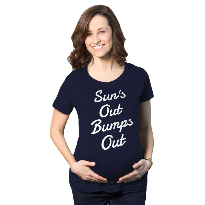 New Arrival Suns Out Bumps Out Maternity T Shirt