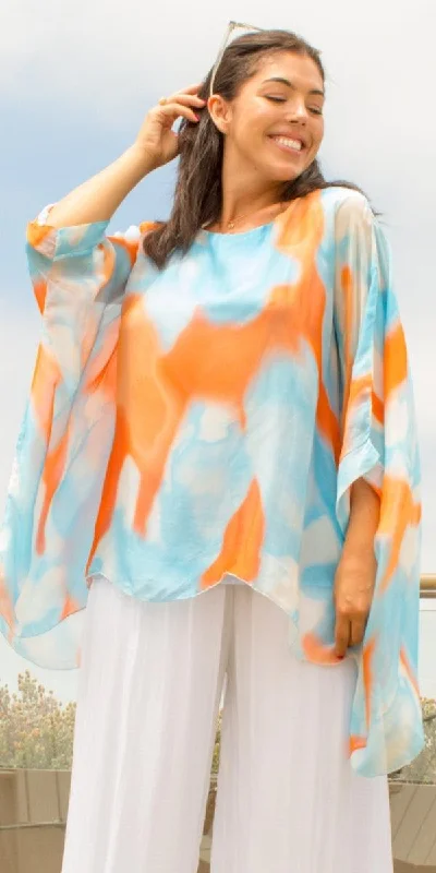 Markdown Sale Seta Aura Print Kaftan