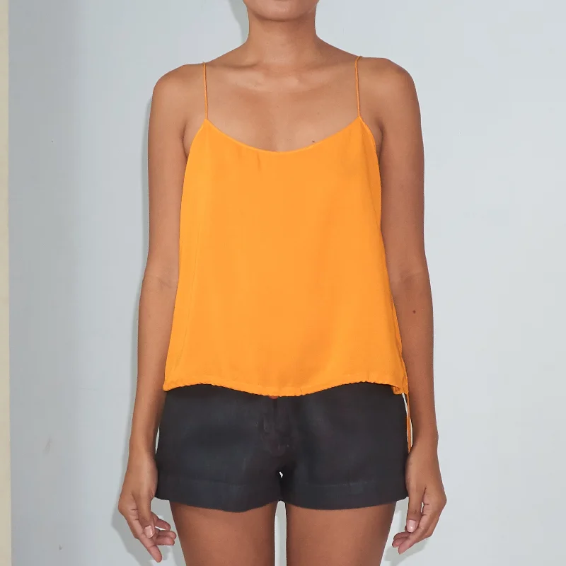 YEAR-End Clearance RINKI STRING CAMISOLE - Rayon Voile | Sunflower Yellow