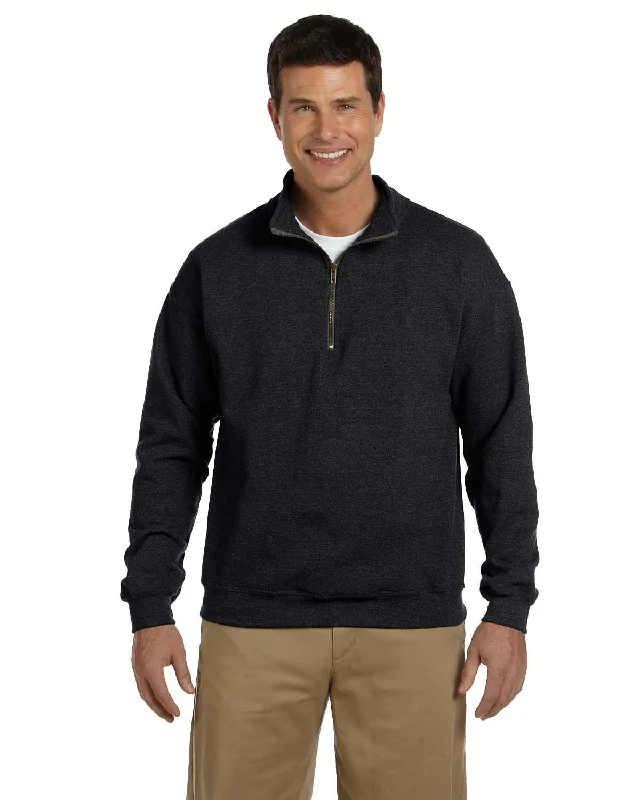 Gildan Heavy Blend Vintage Classic Quarter-Zip Sweatshirt | Black