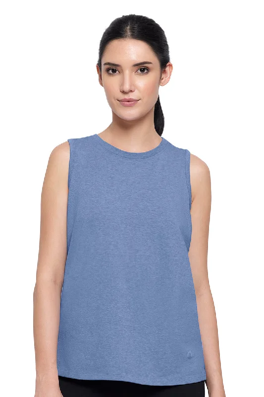 The Best Deal Essential Tank Top - Infinity Blue Marl