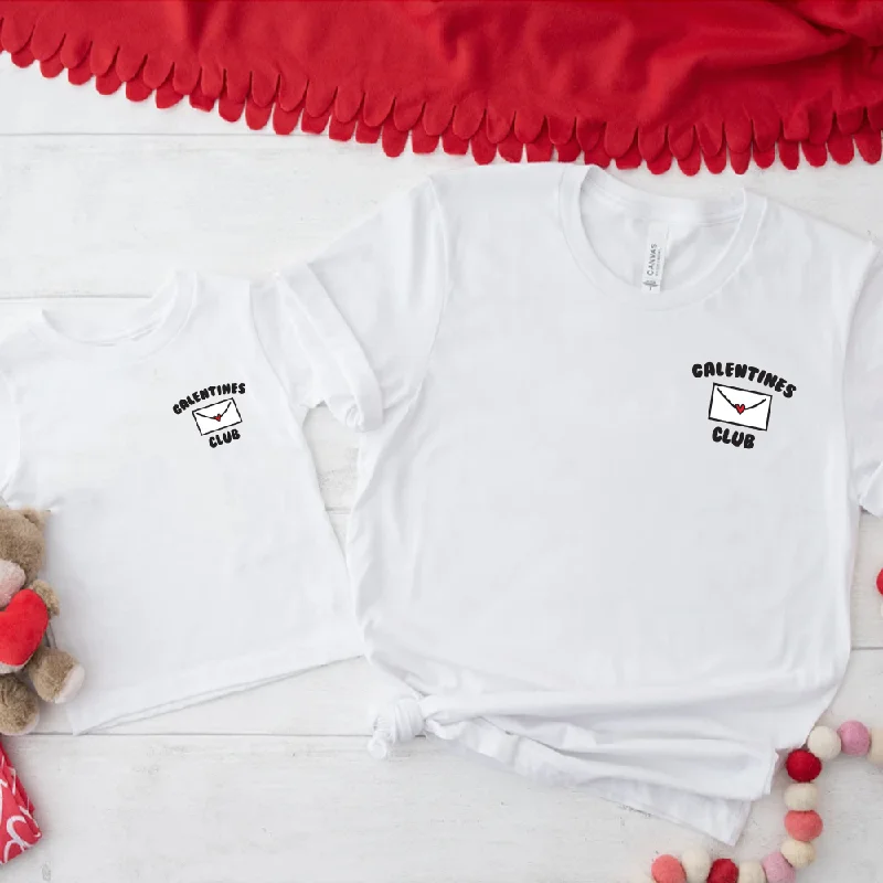 Price Smash Galentines Club Matching Pocket Logo T-shirts