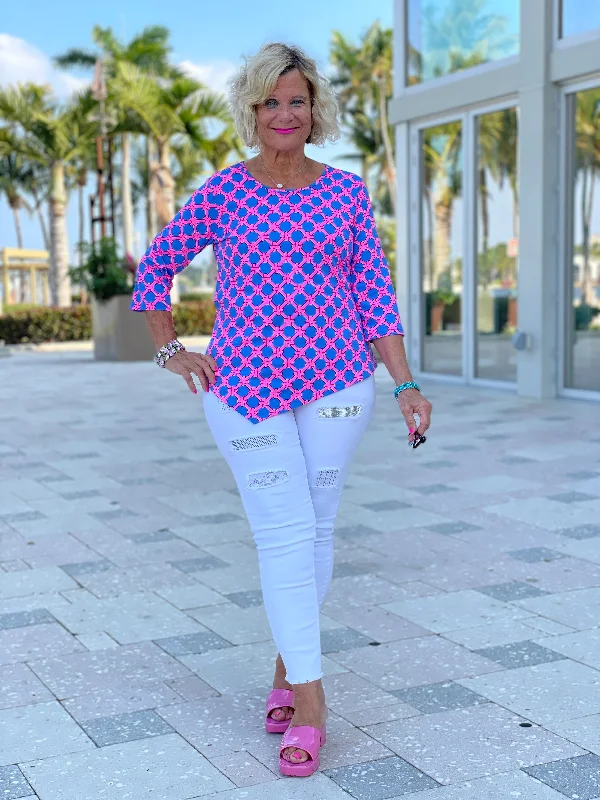 Closeout PINK SPADE ASYMMETRIC TOP