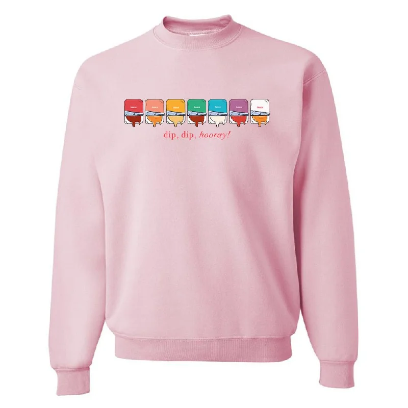 Crazy Deal 'Dip, Dip, Hooray' Crewneck Sweatshirt