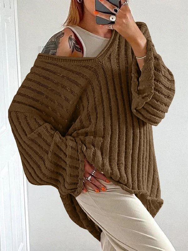 Sale Event V-Neck Long Sleeve Sweater
