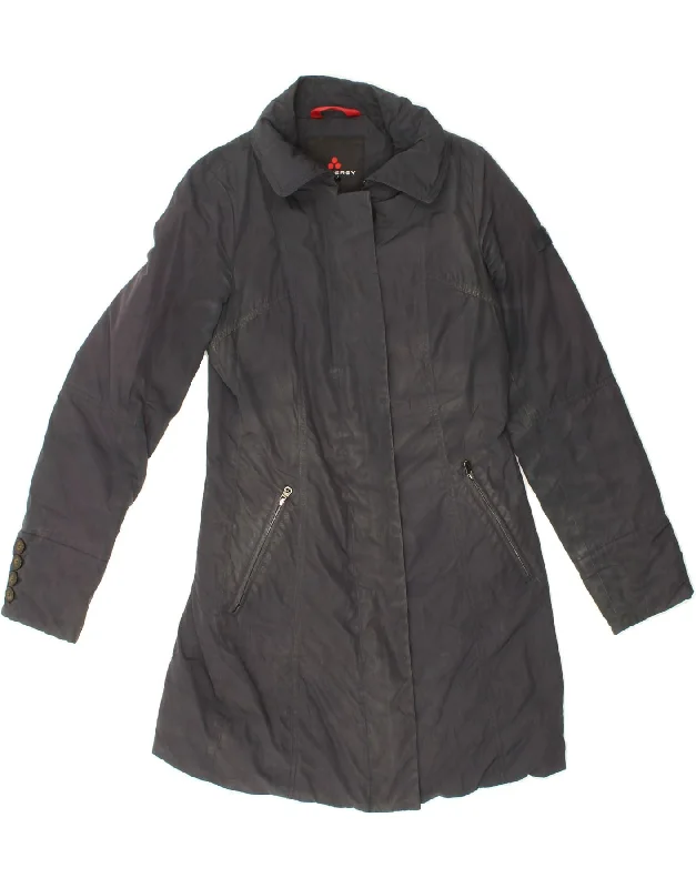Weekend Specials to Cherish PEUTEREY Womens Windbreaker Coat IT 42 Medium Navy Blue Polyester Weekend Specials to Cherish PEUTEREY Womens Windbreaker Coat IT 42 Medium Navy Blue Polyester