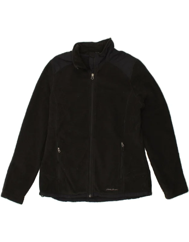Weekend Savings Fiesta EDDIE BAUER Womens Fleece Jacket UK 16 Large Black Colourblock Polyester Weekend Savings Fiesta EDDIE BAUER Womens Fleece Jacket UK 16 Large Black Colourblock Polyester