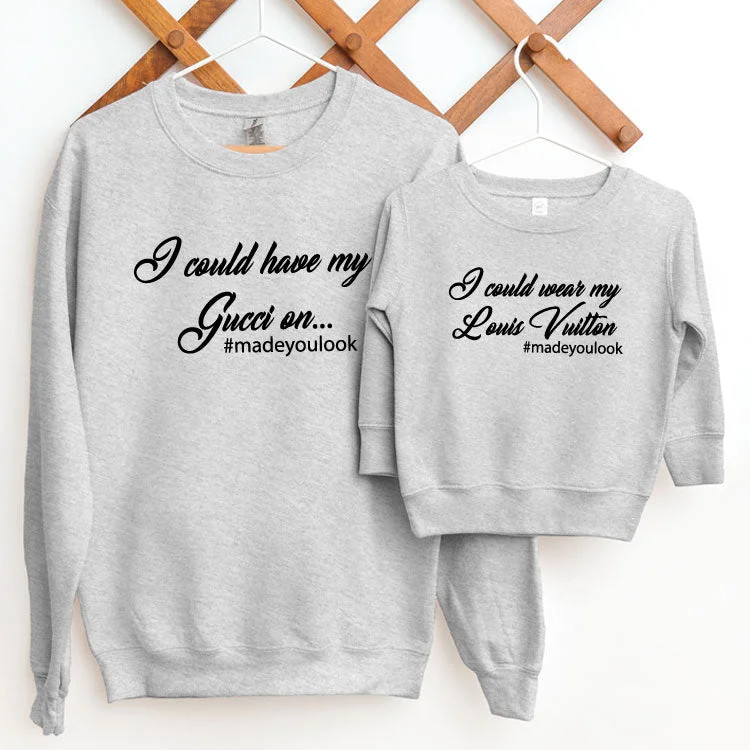 Last Chance I Made You Look Matching Sweaters