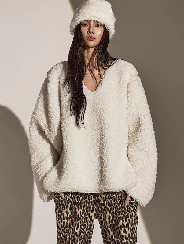 Blowout Sale E3677 Bouclé Sweatshirt