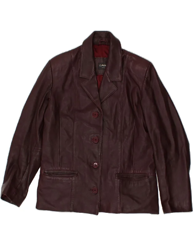 Weekend Specials to Savor VINTAGE Womens Leather Jacket UK 16 Large Burgundy Leather Weekend Specials to Savor VINTAGE Womens Leather Jacket UK 16 Large Burgundy Leather