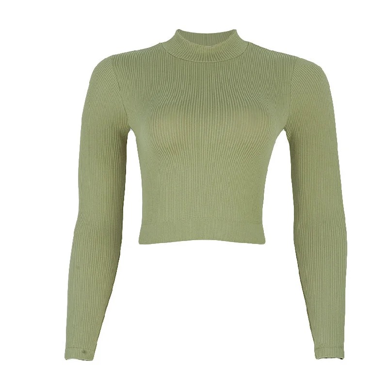 Limited Offer REDTAG Dark Green Knitted Sweatshirt for Women