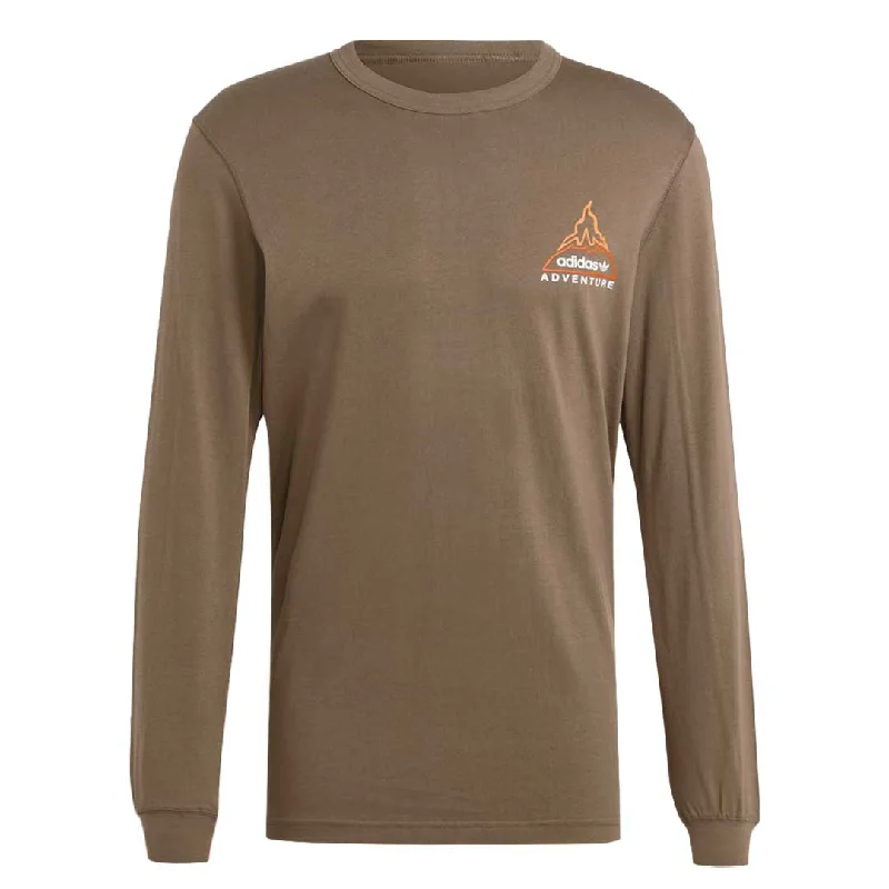 Major Deal adidas - Men's Adventure Volcano Long Sleeve T-Shirt (IL5172)
