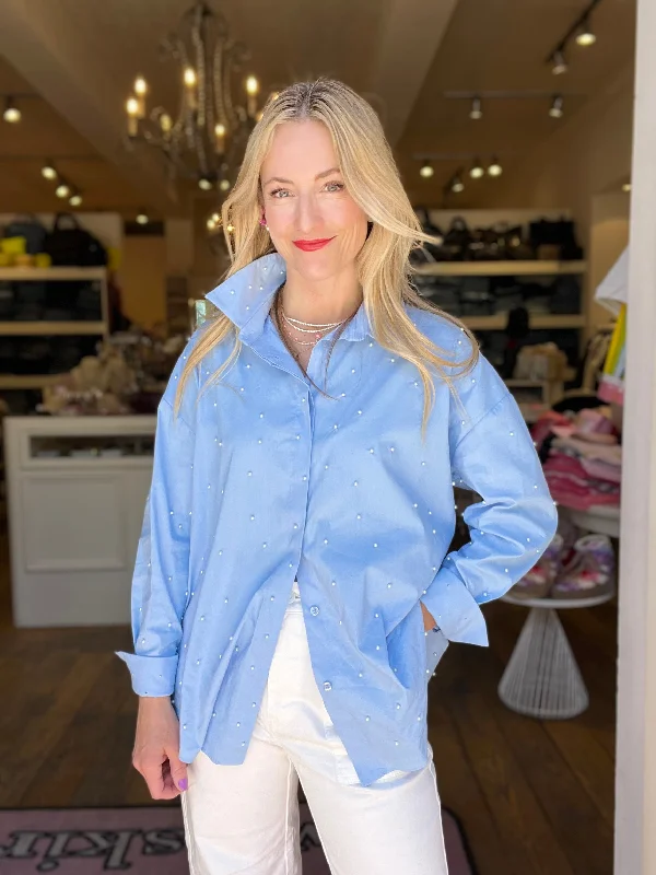 Weekend Deals That Wow Theo Pearl Blouse
