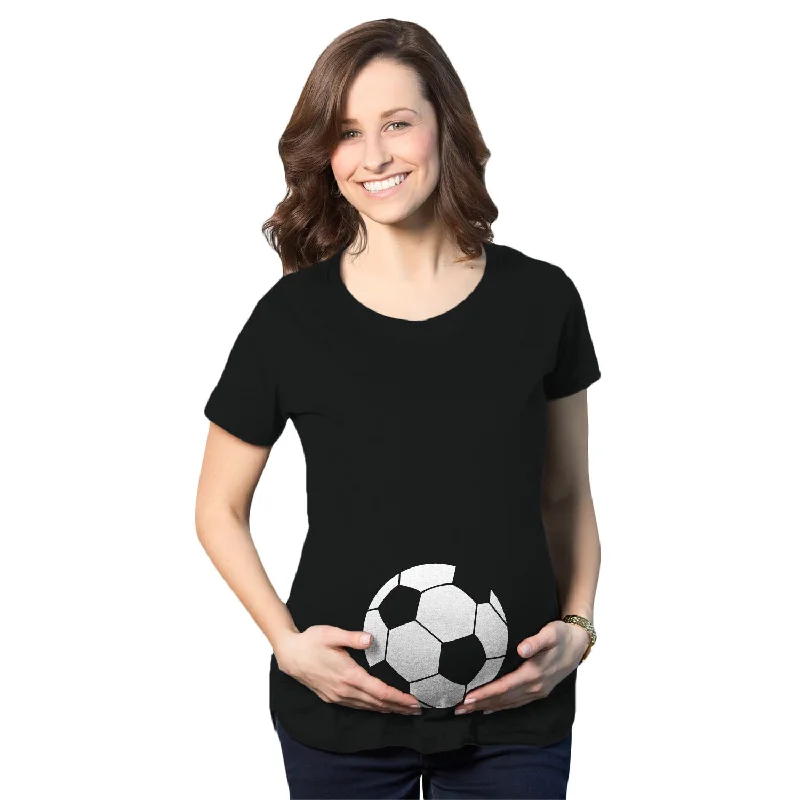 One-Day Only Soccer Ball Maternity T Shirt