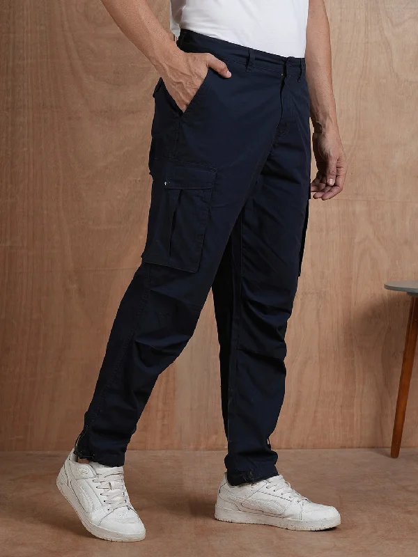 Parachute Pants For Men - Mountain Blue