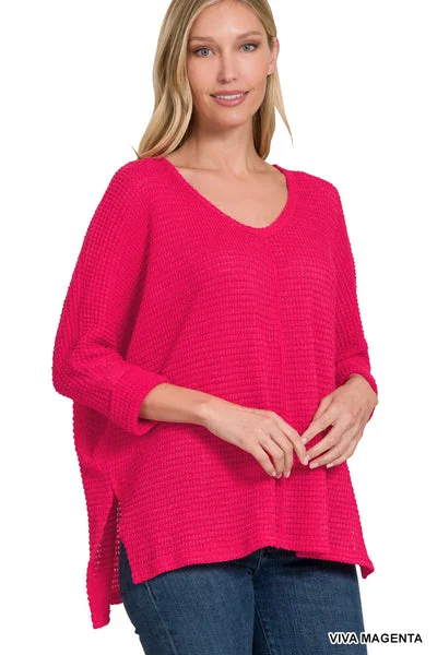 Midnight Madness The Brandy Top in Viva Magenta