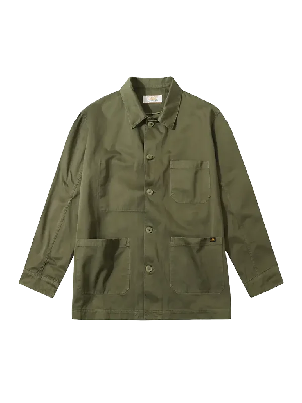 Garbardine Work Jacket- Olive