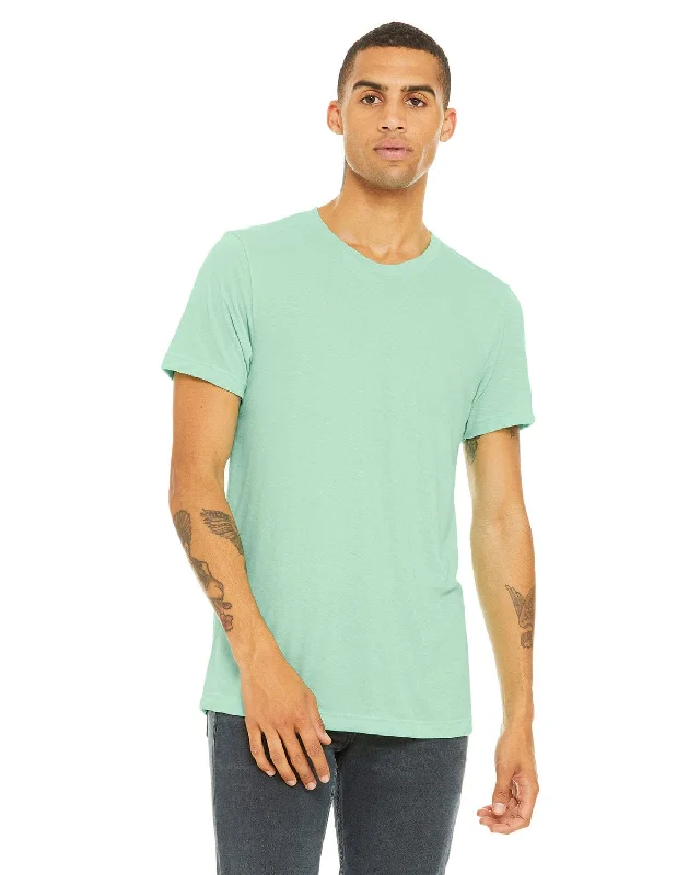 Bella+Canvas Unisex Heather CVC T-Shirt | Heather Mint