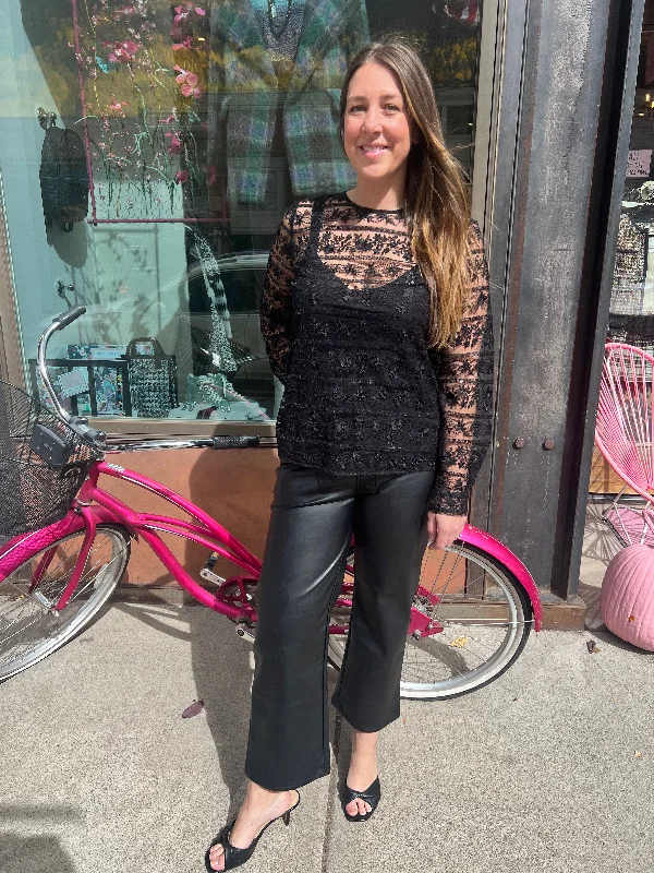 Exclusive Preview Le Sarte Lace & Sequin Blouse