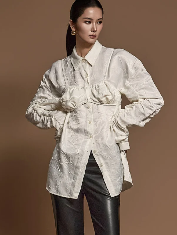 Closeout S708 Shirt With Bustier
