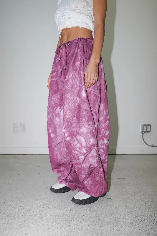 Price Meltdown Vintage Pink Parachute Pants - L