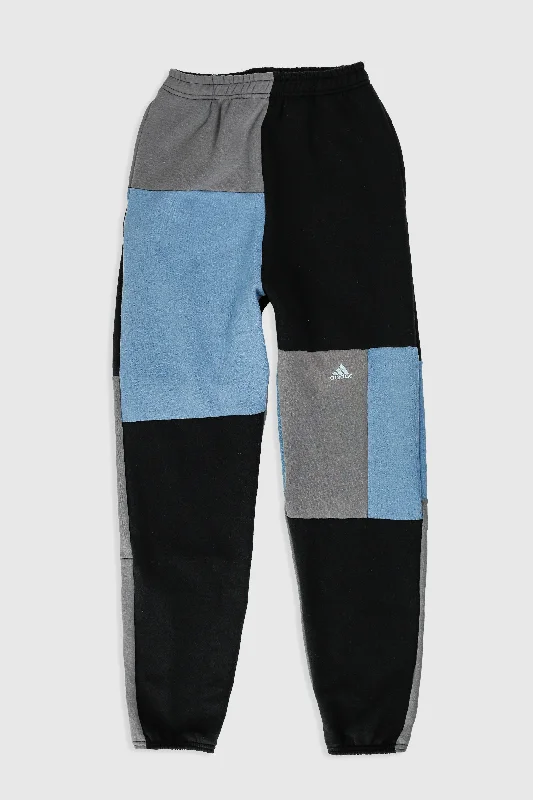 Limited Time Discount Unisex Rework Adidas Patchwork Sweatpants - XS