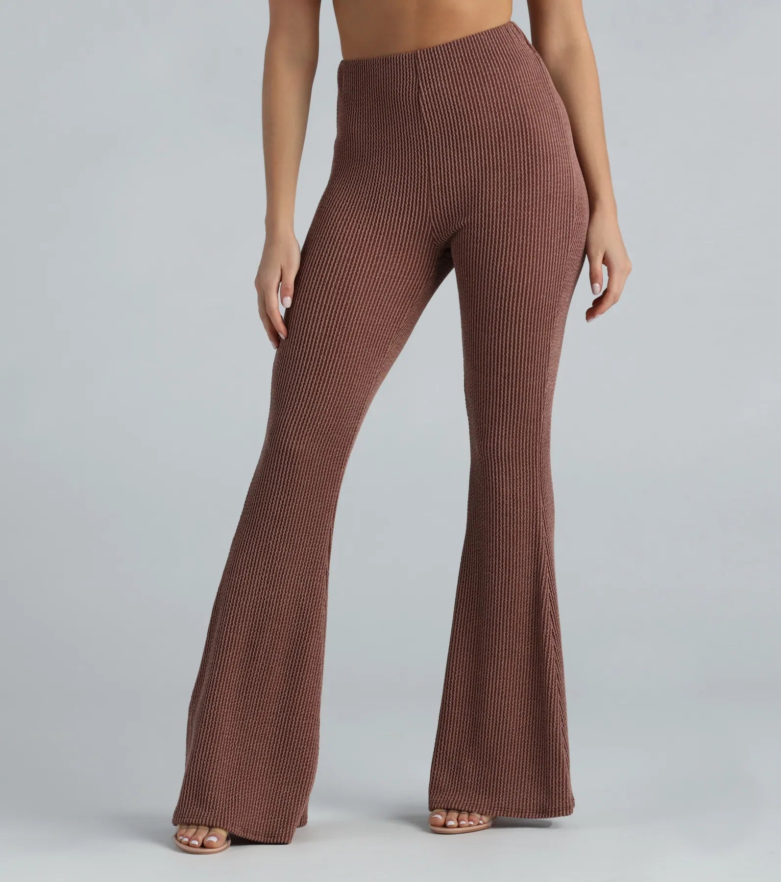Lowest Rates Always Ahead High-Rise Flare Pants