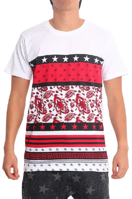 Multi Collection Pattern Print T-Shirt