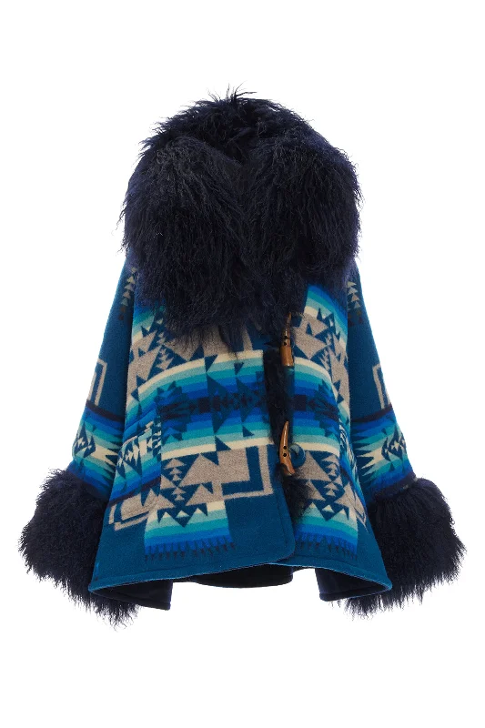 Pay Less Chief Joseph Shearling Cloak