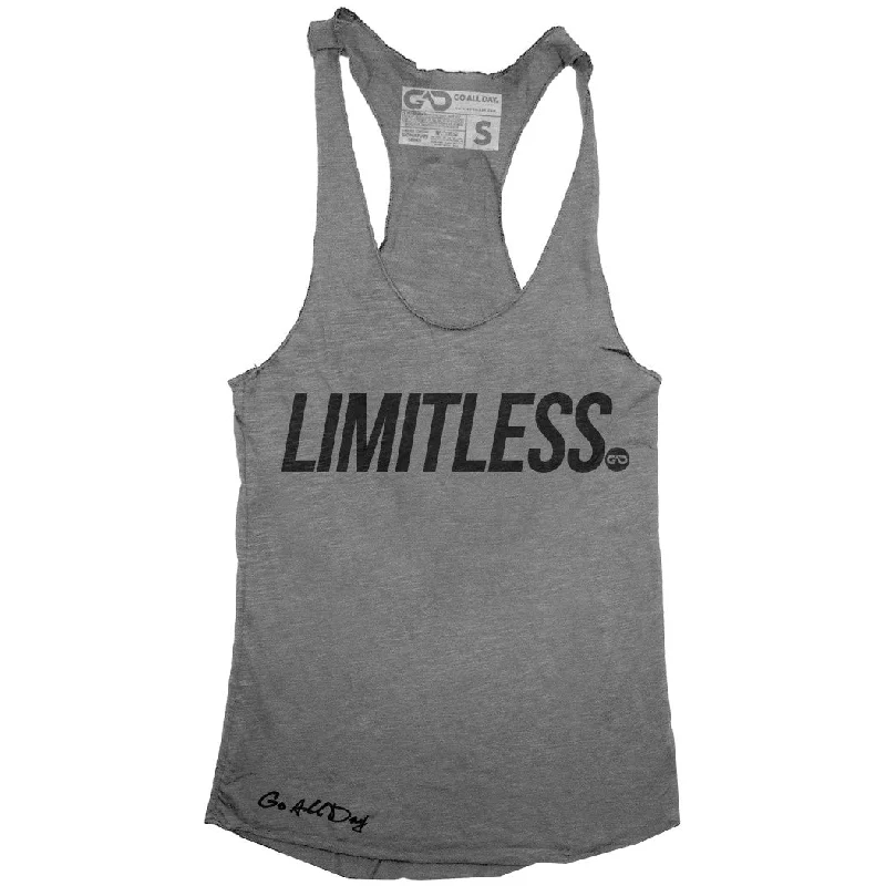 Weekend Bargains to Relish GO ALL DAY "LIMITLESS" TriBlend Racerback Tank (Grey)