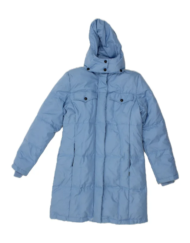 Weekend Offers That Sizzle ASICS Womens Hooded Padded Coat UK 10 Small Blue Polyester Weekend Offers That Sizzle ASICS Womens Hooded Padded Coat UK 10 Small Blue Polyester