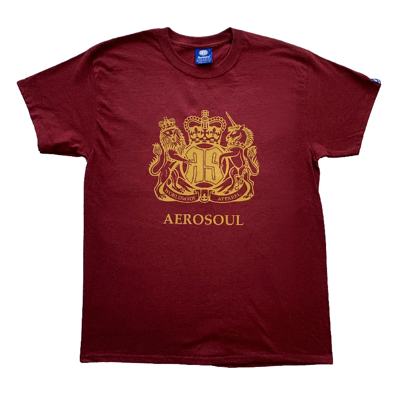 A.S. Loyal Male Maroon Teeshirt ( Gold )