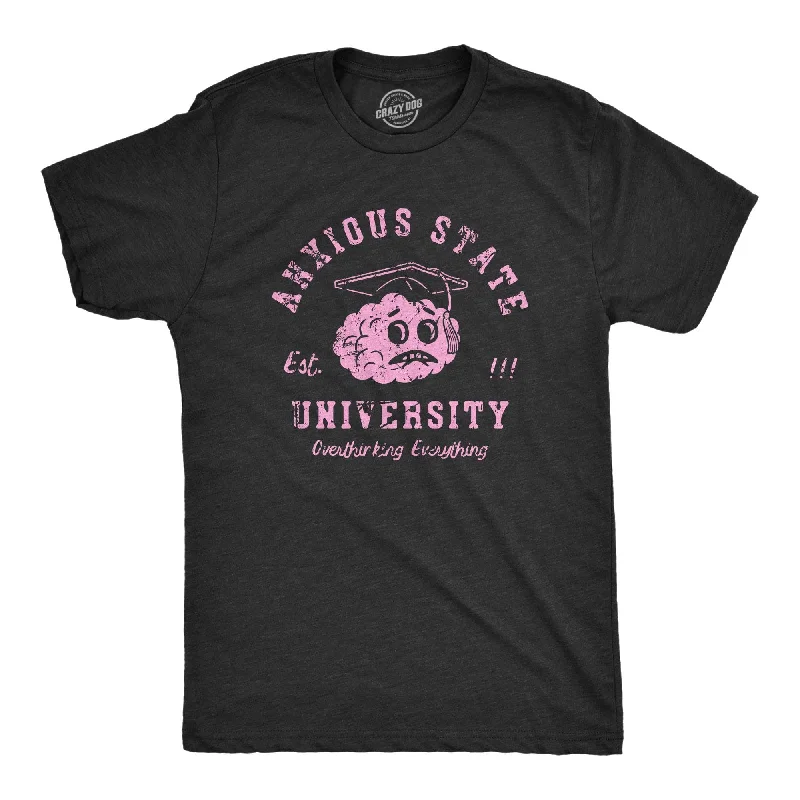 Today's Deal Anxious State University Men's T Shirt