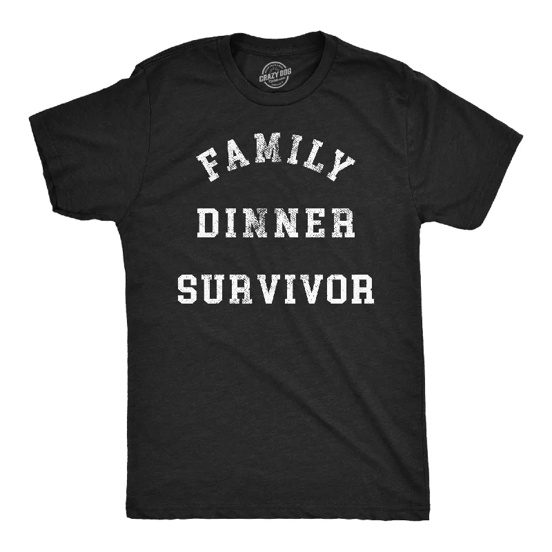 Family Dinner Survivor Men's T Shirt