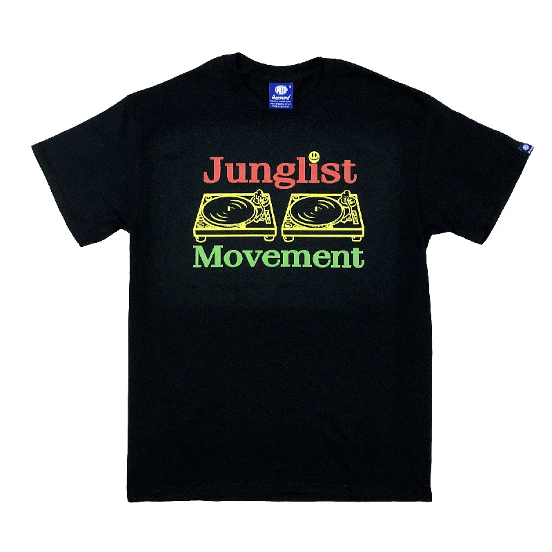 Jah-List Movement T-Shirt Black