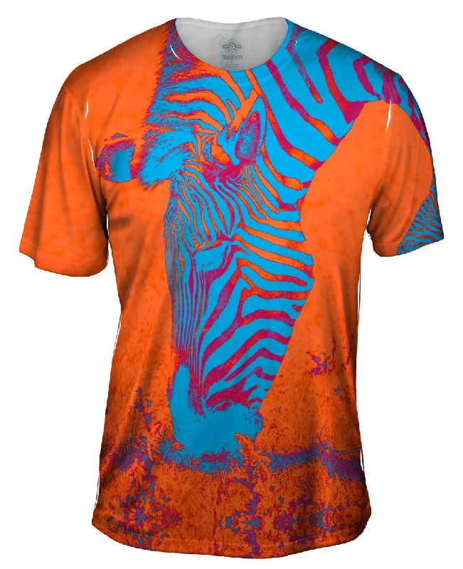 Neon Orange Zebra