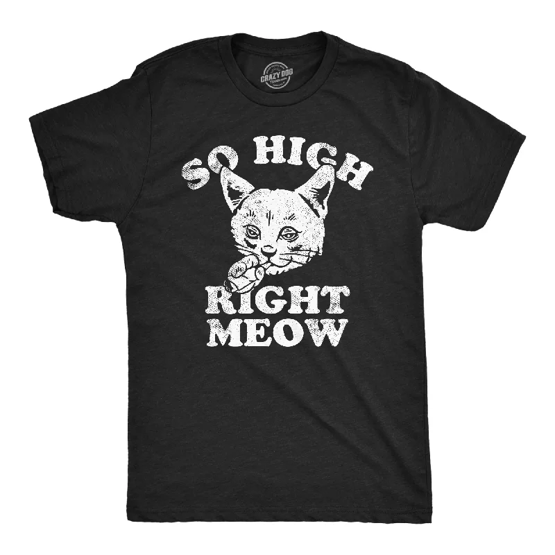 So High Right Meow Men's T Shirt